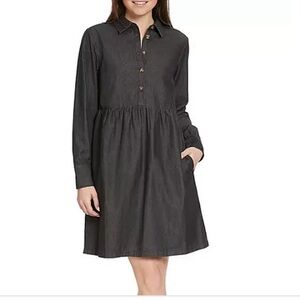 Nine West Jeans NWT Womens Soft Jeans Shirt Dress #Size S in Graffen